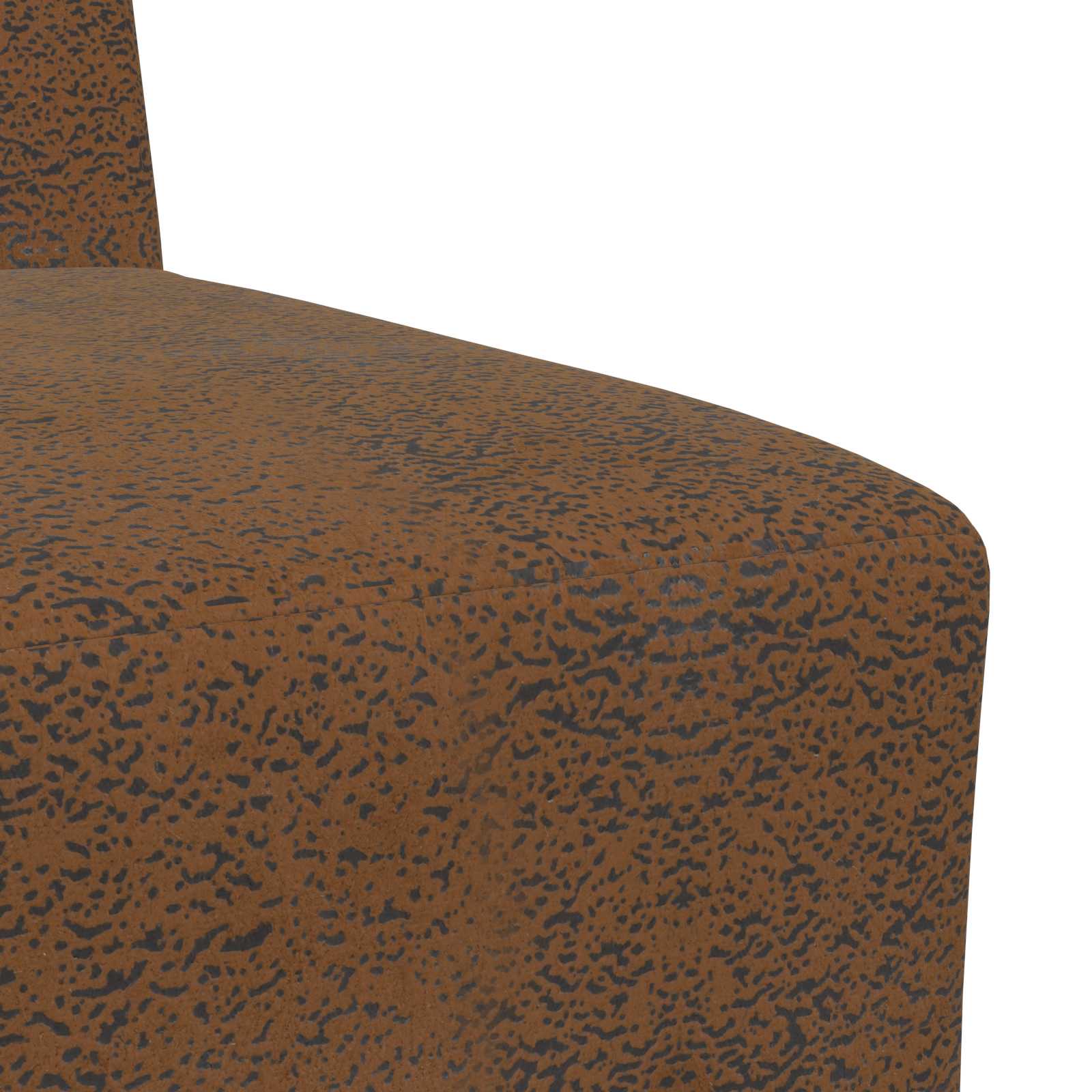 | Sofa Stoel | Met Kussen 55 X 74 X 82 Cm Faux Suede Leer Bruin