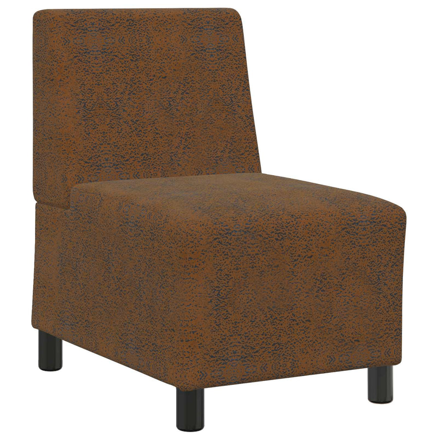 | Sofa Stoel | Met Kussen 55 X 74 X 82 Cm Faux Suede Leer Bruin