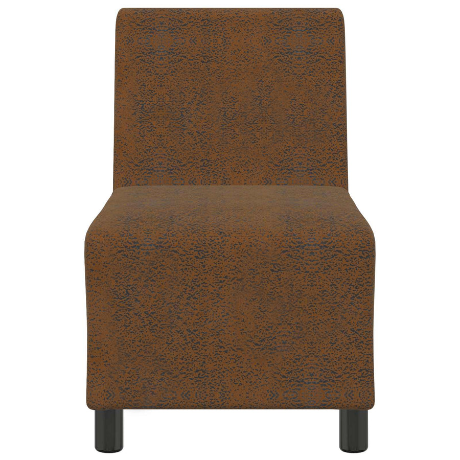 | Sofa Stoel | Met Kussen 55 X 74 X 82 Cm Faux Suede Leer Bruin