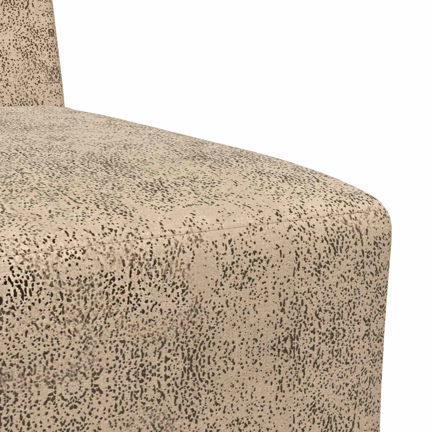 | Sofa Stoel | 55 X 74 X 82 Cm Faux Suede Leer Lichtgrijs
