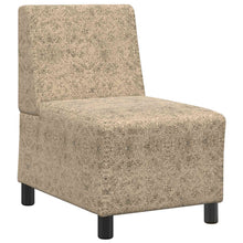 | Sofa Stoel | 55 X 74 X 82 Cm Faux Suede Leer Lichtgrijs