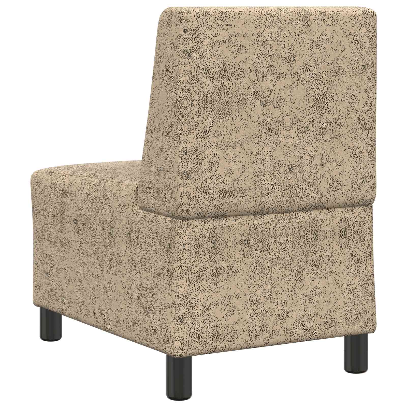 | Sofa Stoel | 55 X 74 X 82 Cm Faux Suede Leer Lichtgrijs