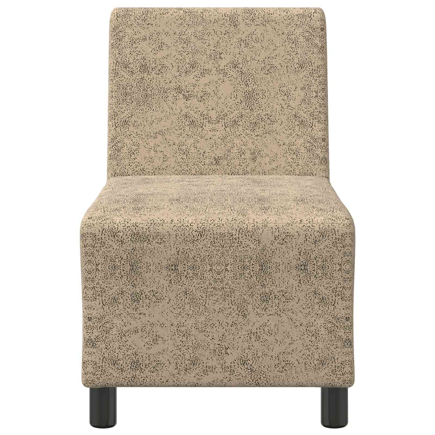 | Sofa Stoel | 55 X 74 X 82 Cm Faux Suede Leer Lichtgrijs