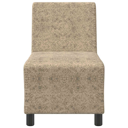 | Sofa Stoel | 55 X 74 X 82 Cm Faux Suede Leer Lichtgrijs