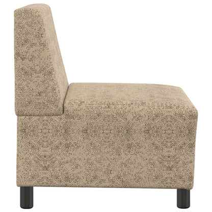 | Sofa Stoel | 55 X 74 X 82 Cm Faux Suede Leer Lichtgrijs
