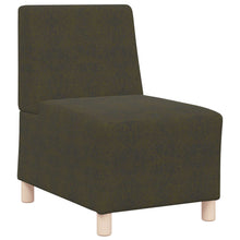 | Sofa Stoel | Met Kussen Groen 55 X 74 X 82 Cm Faux Suede Leer Legergroen