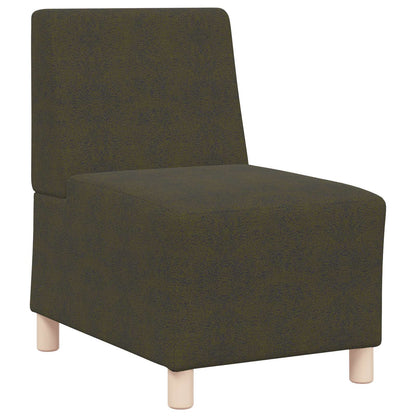 | Sofa Stoel | Met Kussen Groen 55 X 74 X 82 Cm Faux Suede Leer Legergroen