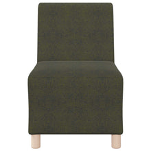 | Sofa Stoel | Met Kussen Groen 55 X 74 X 82 Cm Faux Suede Leer Legergroen
