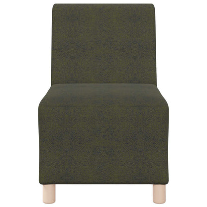 | Sofa Stoel | Met Kussen Groen 55 X 74 X 82 Cm Faux Suede Leer Legergroen