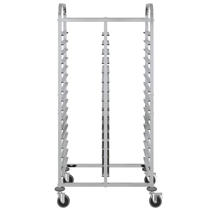 Dienbladenwagen met 32 GN-bakken 75x55x162,5 cm roestvrij staal