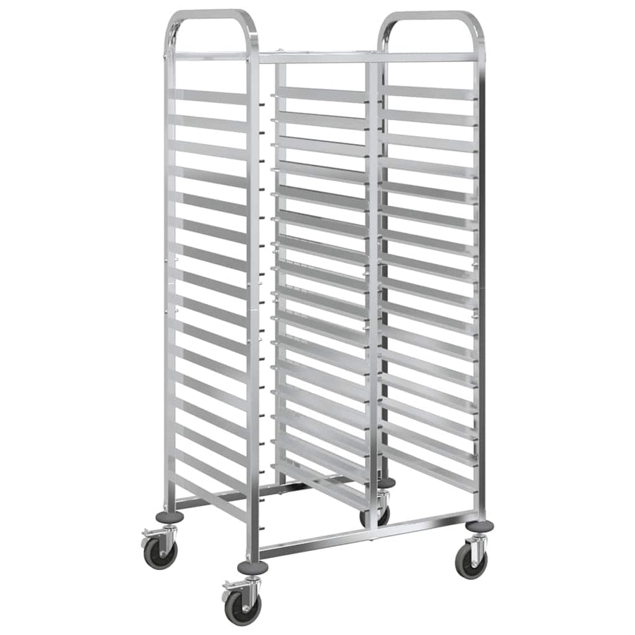 Dienbladenwagen met 32 GN-bakken 75x55x162,5 cm roestvrij staal