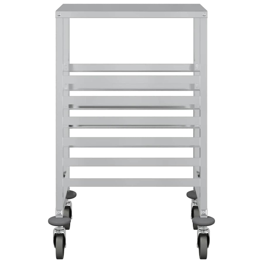 Dienbladenwagen met 6 GN-bakken 39x55x87 cm roestvrij staal