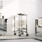 Dienbladenwagen 6 GN-bakken 39x55x87 cm roestvrij staal