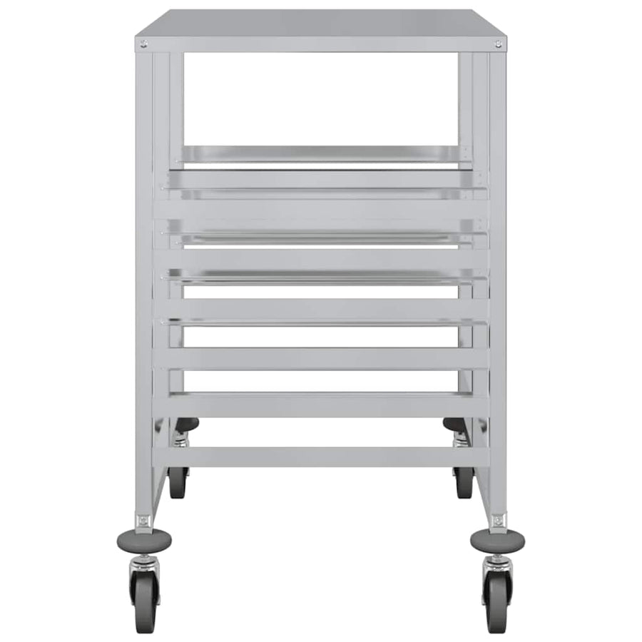 Dienbladenwagen met 12 GN-bakken 75x55x87 cm roestvrij staal