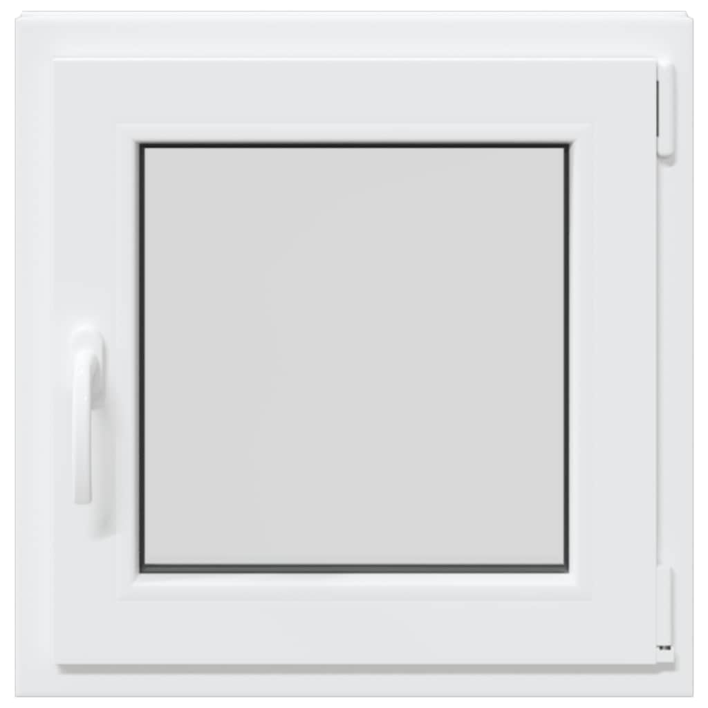 Kelderraam "RISOR" 50x50 cm draai-kiep DIN rechts wit