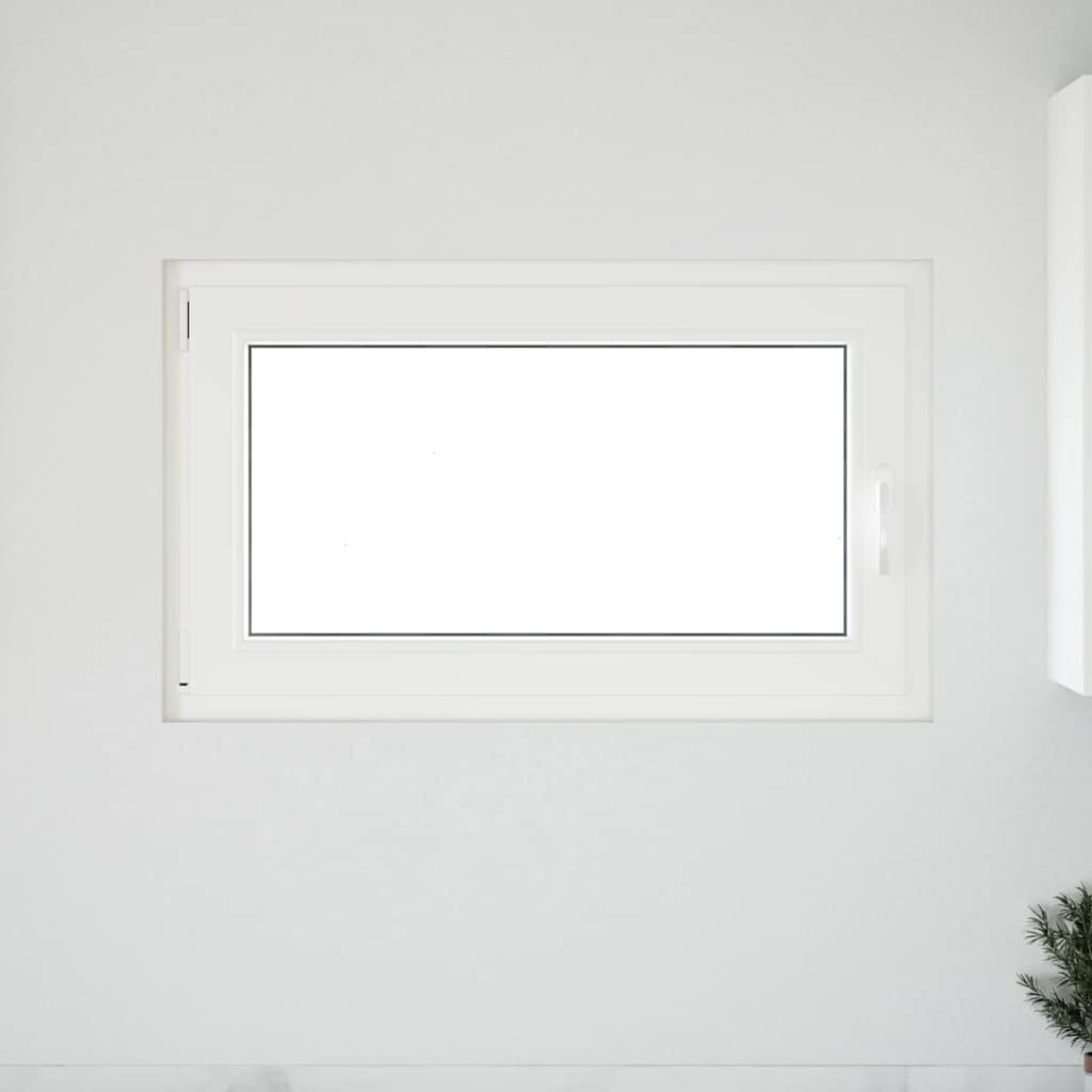 Kelderraam "RISOR" 100x60 cm draai-kiep DIN links wit