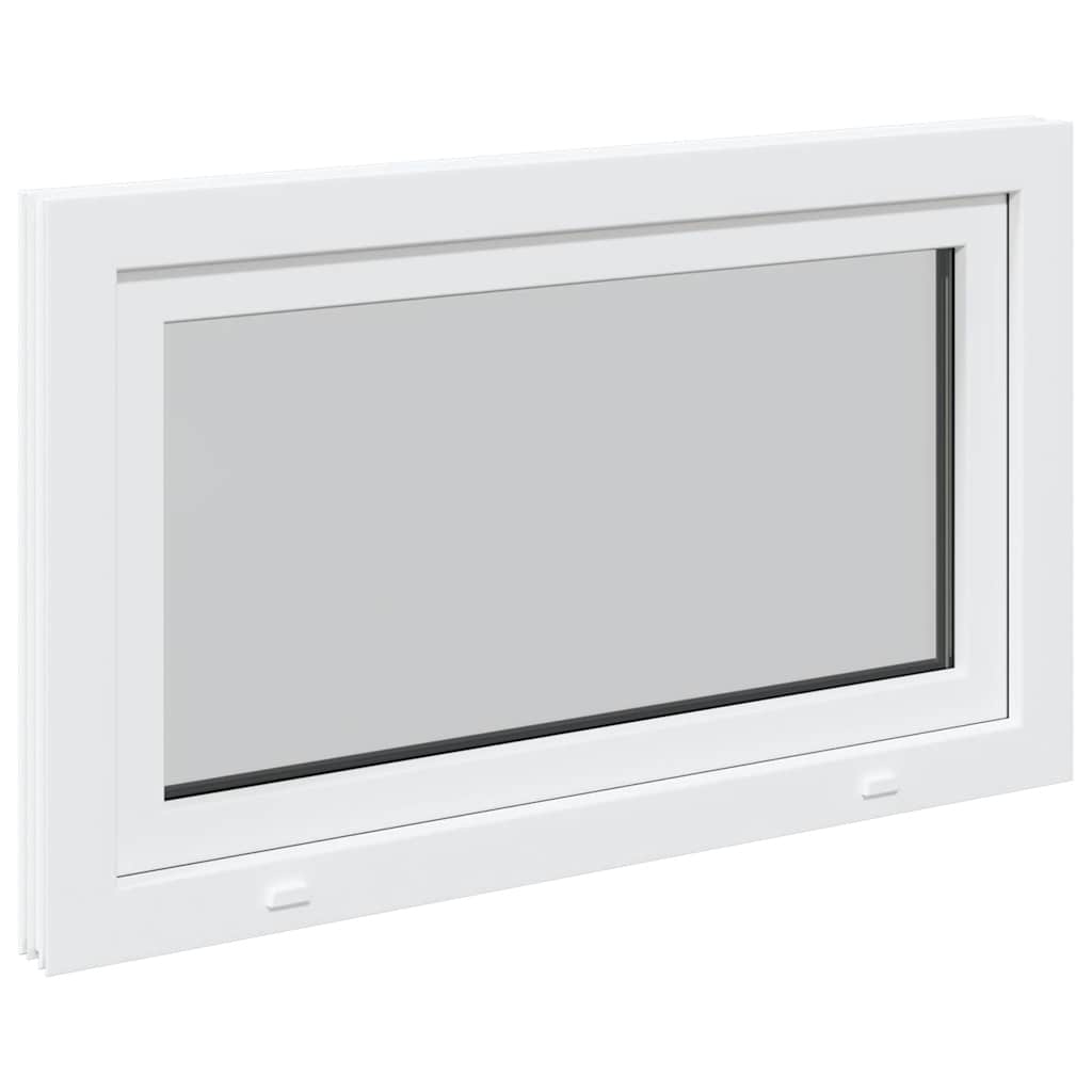 Kelderraam "RISOR" 100x60 cm draai-kiep DIN links wit