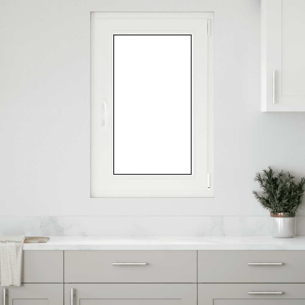 Kelderraam "RISOR" 60x100 cm draai-kiep DIN rechts antraciet