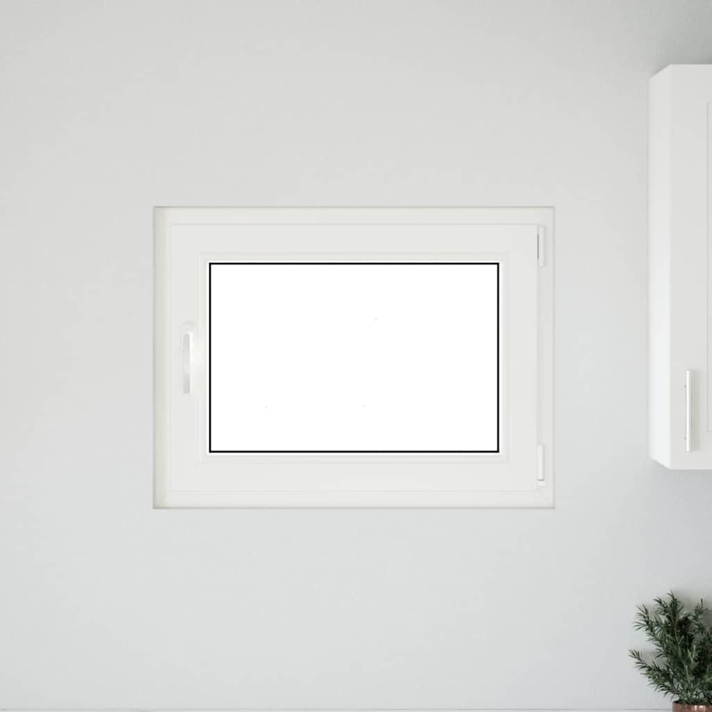 Kelderraam "RISOR" 80x50 cm draai-kiep DIN rechts antraciet
