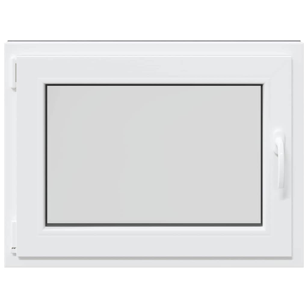 Kelderraam "RISOR" 80x50 cm draai-kiep DIN links antraciet