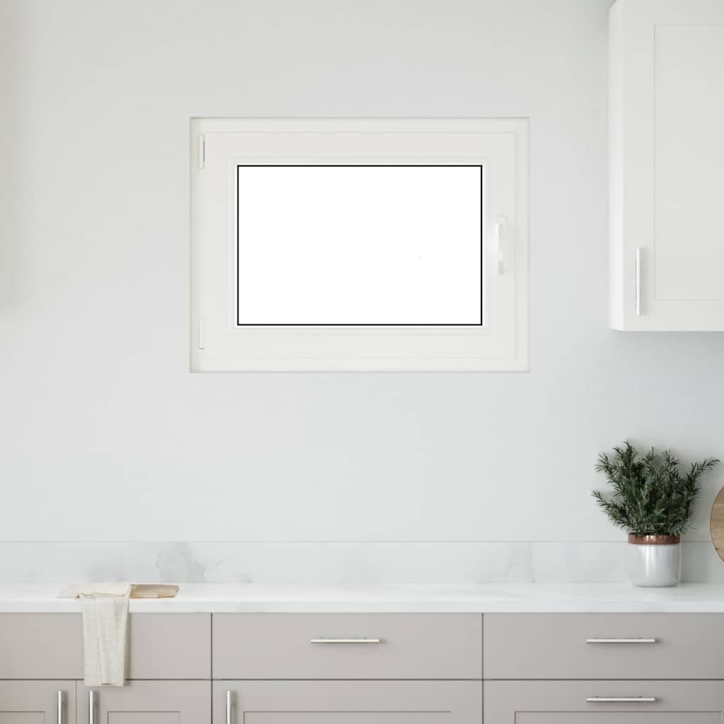 Kelderraam "RISOR" 80x50 cm draai-kiep DIN links antraciet