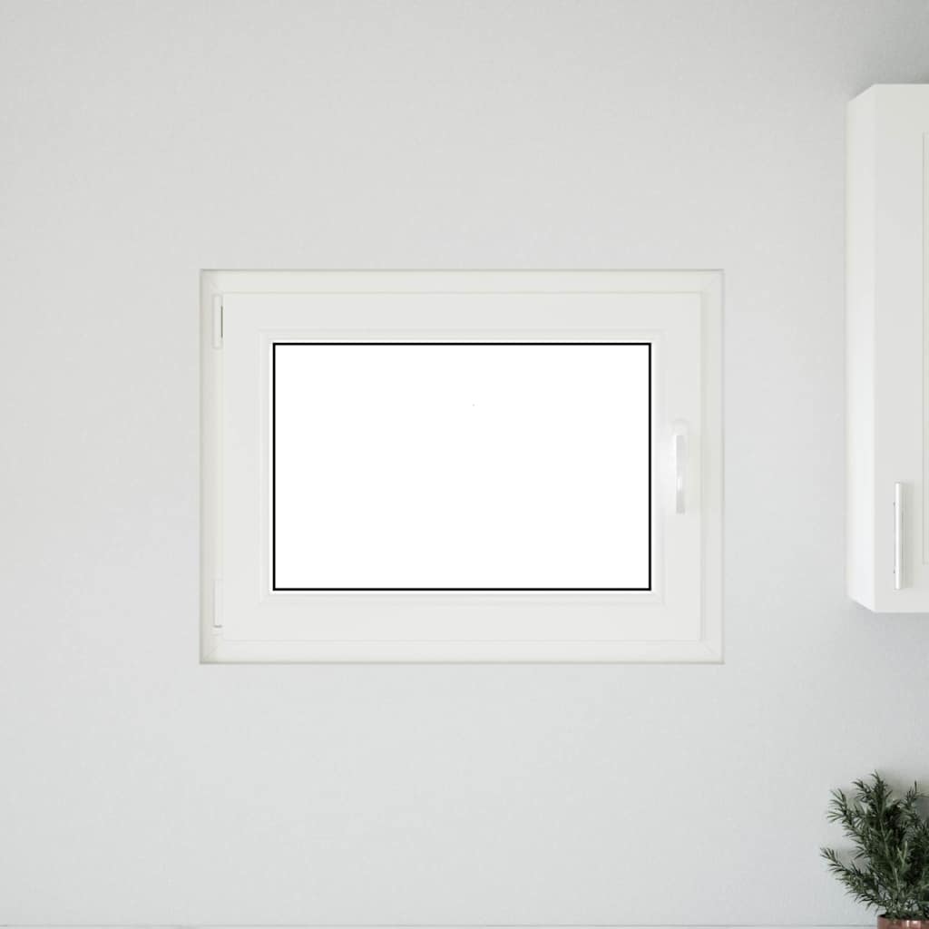 Kelderraam "RISOR" 80x60 cm draai-kiep DIN links antraciet