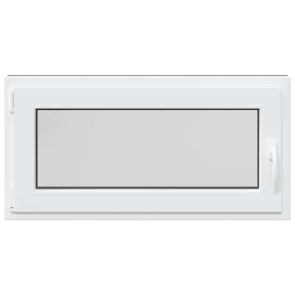 Kelderraam "RISOR" 100x50 cm draai-kiep DIN links antraciet