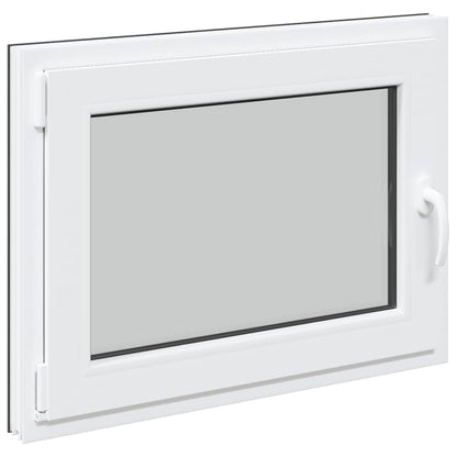 Kelderraam "RISOR" 80x50 cm draai-kiep DIN links antraciet