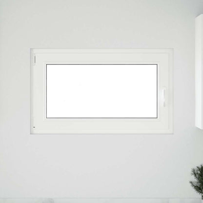 Kelderraam "RISOR" 100x50 cm draai-kiep DIN links antraciet