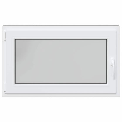 Kelderraam "RISOR" 100x50 cm draai-kiep DIN links antraciet