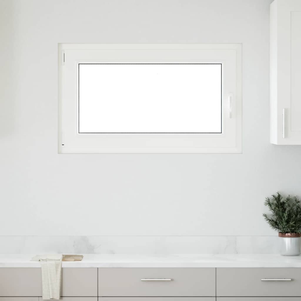 Kelderraam "RISOR" 100x50 cm draai-kiep DIN links antraciet
