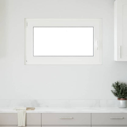 Kelderraam "RISOR" 100x50 cm draai-kiep DIN links antraciet