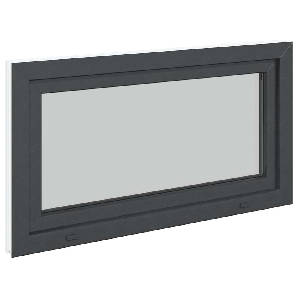 Kelderraam "RISOR" 110x70 cm draai-kiep DIN links antraciet