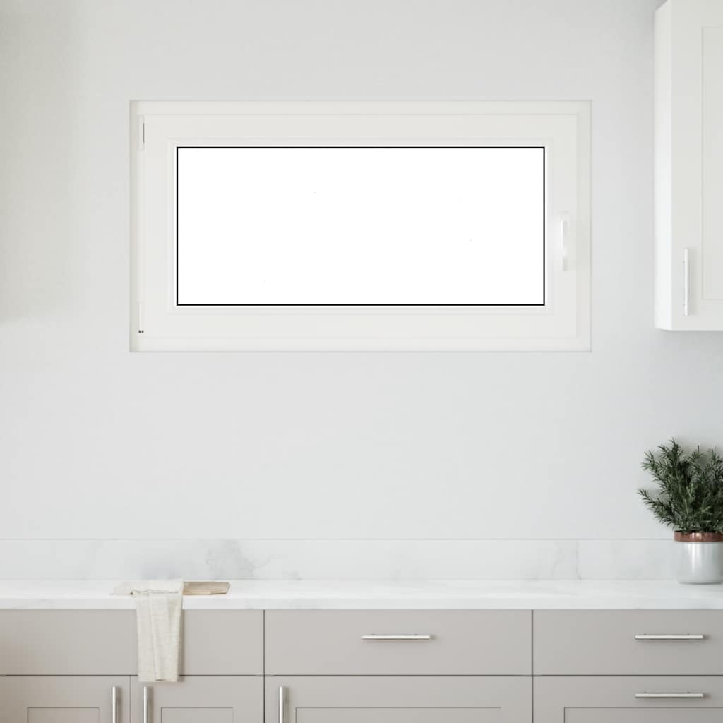 Kelderraam "RISOR" 110x70 cm draai-kiep DIN links antraciet