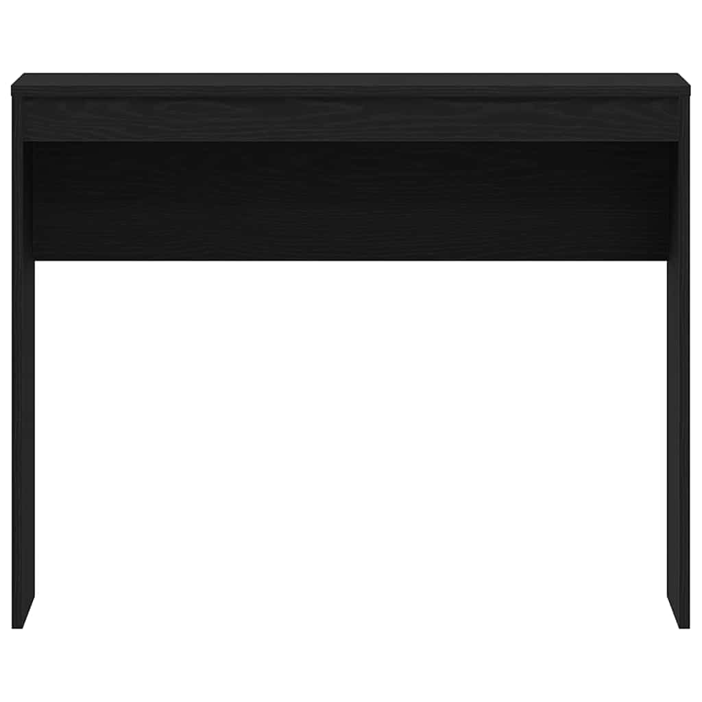 Bureau 90x40x72 cm spaanplaat zwart eikenkleurig