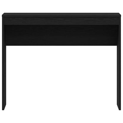 Bureau 90x40x72 cm spaanplaat zwart eikenkleurig