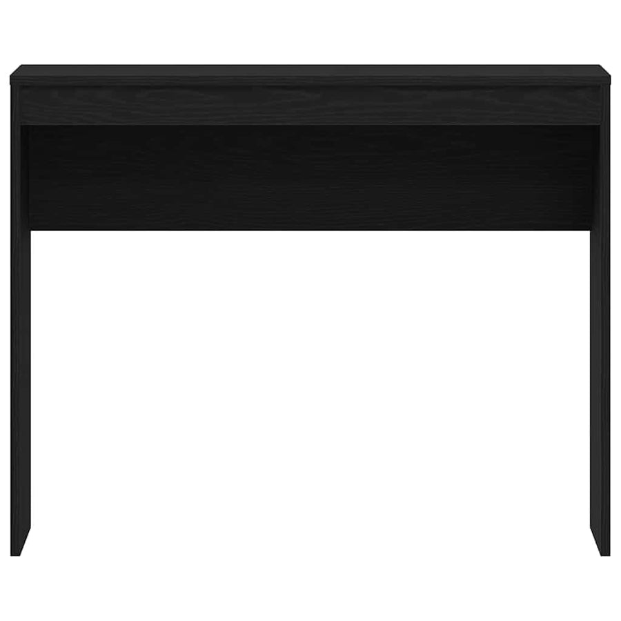 Bureau 90x40x72 cm spaanplaat zwart eikenkleurig