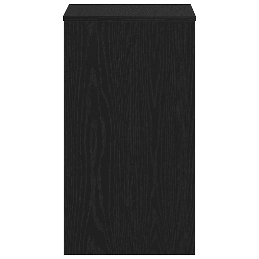 Bureau 90x40x72 cm spaanplaat zwart eikenkleurig