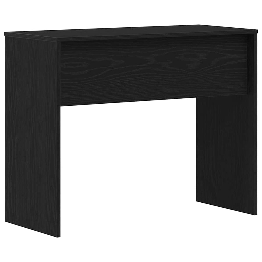 Bureau 90x40x72 cm spaanplaat zwart eikenkleurig