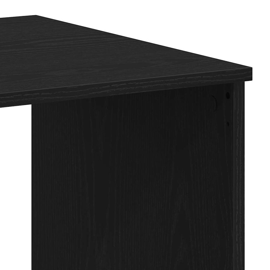 Bureau met lades 102x50x76 cm bewerkt hout zwart eikenkleur