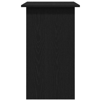 Bureau 80x45x74 cm spaanplaat zwart eikenkleurig