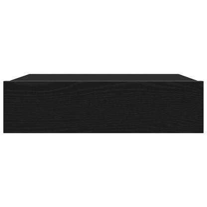 Tv-meubels met LED-verlichting 2 st 60x35x15,5 cm zwart eikenkleurig