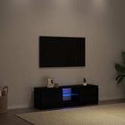 Tv-meubel 120x30x36 cm bewerkt hout zwart eiken