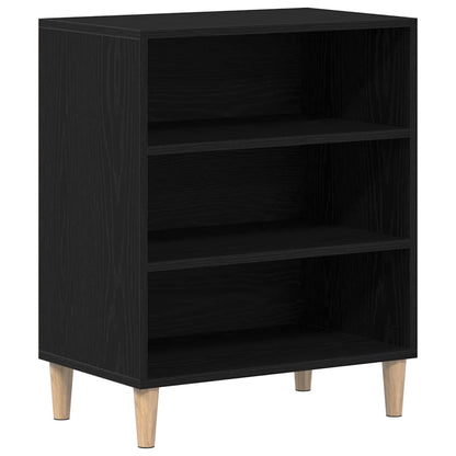 Dressoir Zwart Eiken 57 x 35 x 70 cm Bewerkt hout