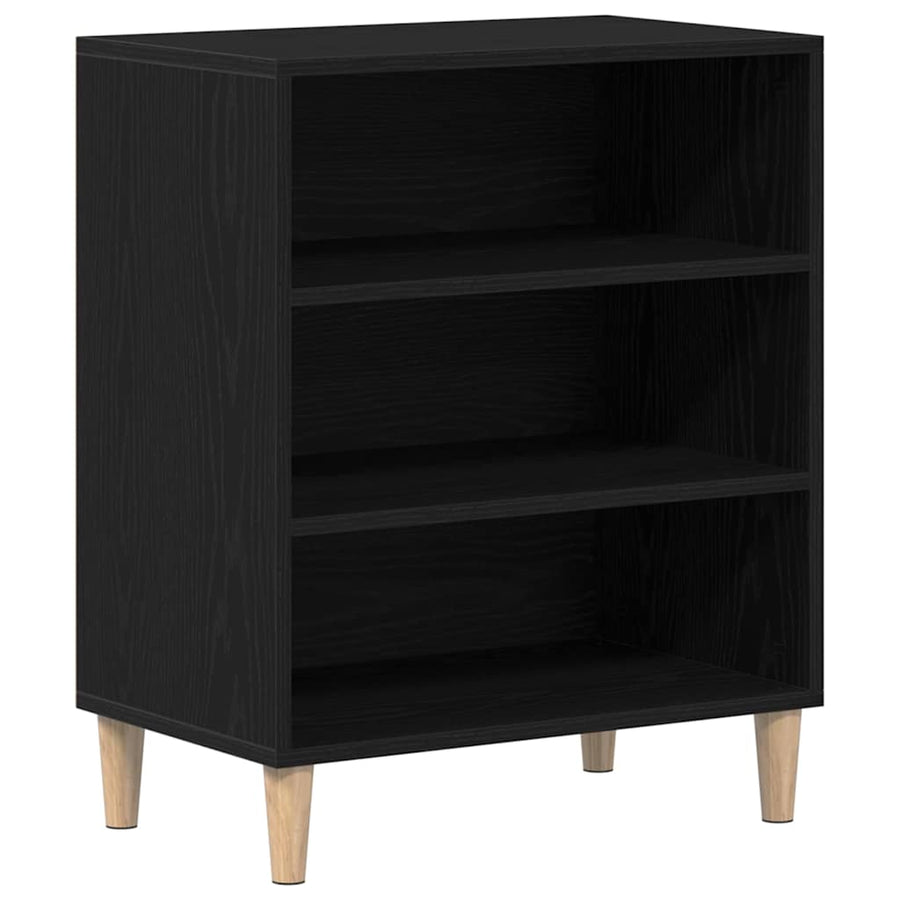 Dressoir Zwart Eiken 57 x 35 x 70 cm Bewerkt hout