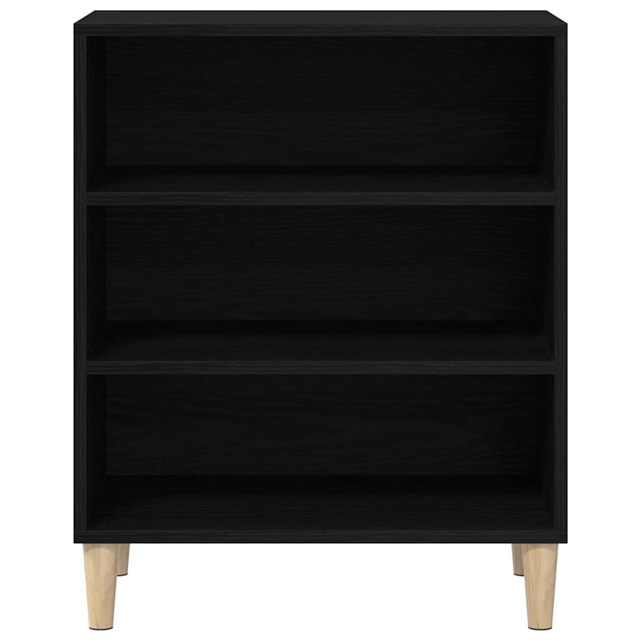 Dressoir Zwart Eiken 57 x 35 x 70 cm Bewerkt hout
