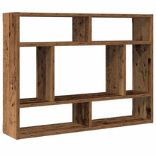 Wandschap 75x16x55 cm bewerkt hout oud houtkleurig