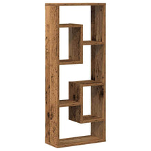 Wandplank 36x16x90 cm bewerkt hout oud houtkleurig