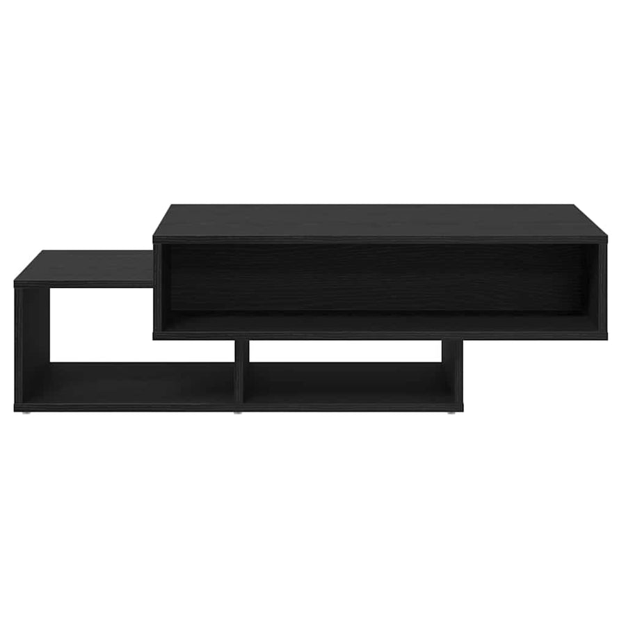 Salontafel 105x55x32 cm bewerkt hout zwart eikenkleur