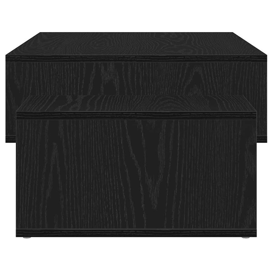 Salontafel 105x55x32 cm bewerkt hout zwart eikenkleur